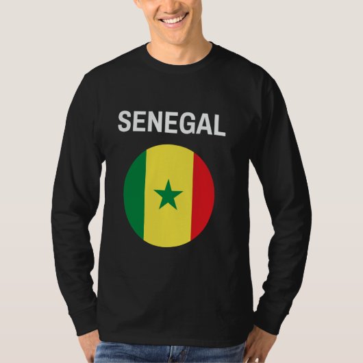 セネガルモダン国旗 Tシャツ (正面)
