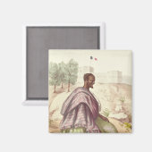 セネガル人の大男 マグネット (正面/裏面)