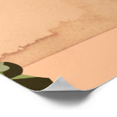 セネガル休暇ヴィンテージ旅行ポスター。 ポスター (角)