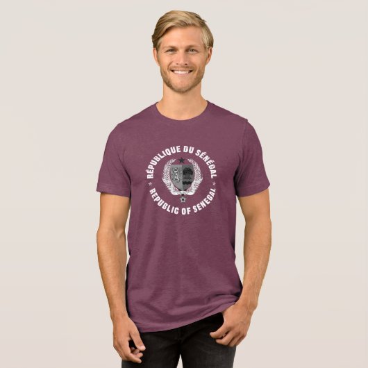 セネガル共和国 トライブレンドTシャツ (正面全面)