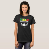 セネガル卓球セネガルのピンポンのサポート Tシャツ (正面フル)