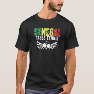セネガル卓球支援セネガル平峰 Tシャツ