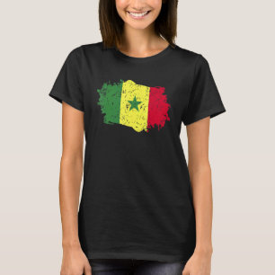セネガル国グランジ旗セネガル Tシャツ