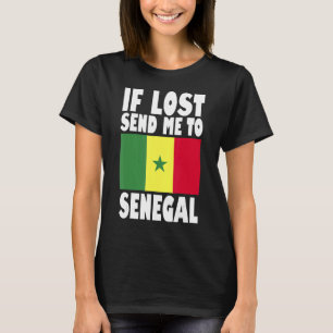セネガル国旗のもしデザイン失ったがセネガルに送る Tシャツ