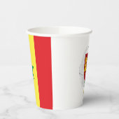 セネガル国旗のコートの腕紙カップ 紙コップ (左)