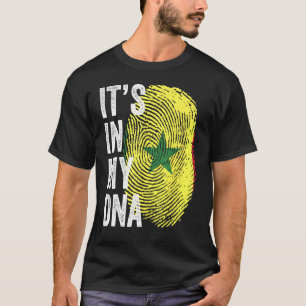 セネガル国旗のセネガルのサッカーチームに所属 Tシャツ