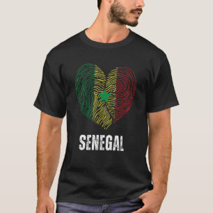セネガル国旗セネガル国旗セネガルDNAセネガルH Tシャツ