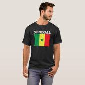 セネガル国旗プライドセネガル国旗 Tシャツ (正面フル)