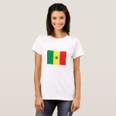 セネガル国旗 Tシャツ (正面フル)