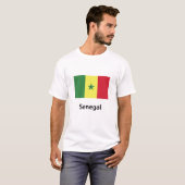セネガル国旗 Tシャツ (正面フル)