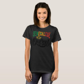 セネガル女王セネガル国旗 Tシャツ (正面フル)