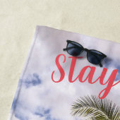 セネガル日付パームビーチタオル ビーチタオル (インサイチュ)