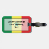 セネガル簡単ID個人用フラグ ラゲッジタグ (裏面横)