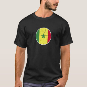 セネガル誇りを持ったセネガル国旗 Tシャツ