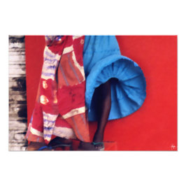 セネガル風の筆跡 フォトプリント           