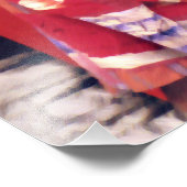 セネガル風の筆跡 フォトプリント            (角)