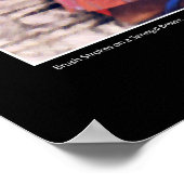 セネガル風の筆跡 ポスター (角)