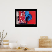 セネガル風の筆跡 ポスター (キッチン)