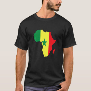 セネガル・アフリカサッカー2022セネガルおもしろい・サッカー Tシャツ