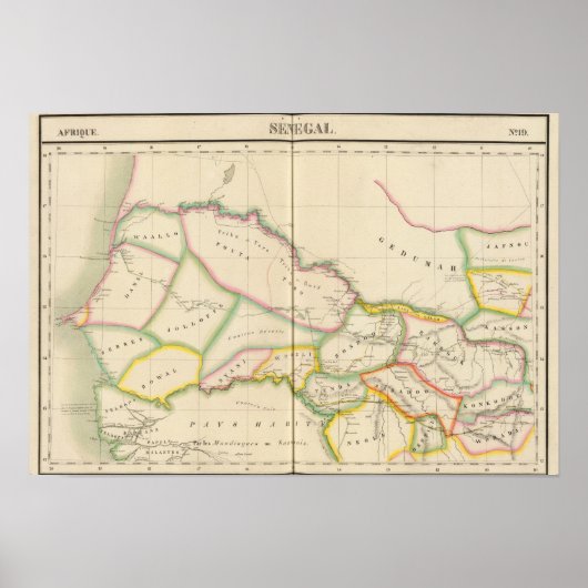 セネガル・アフリカ ポスター (正面)