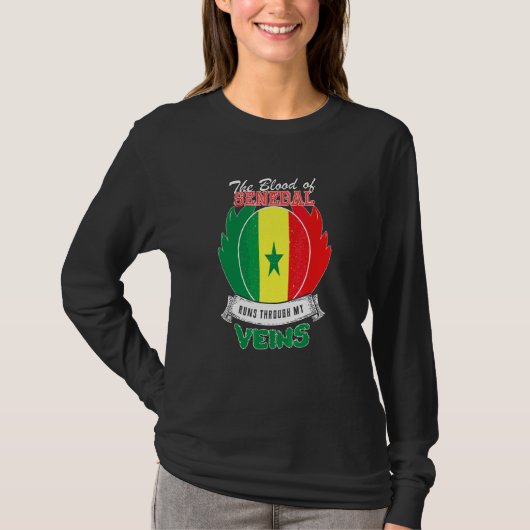 セネガル・イン・マイ・ヴェインズ Tシャツ (正面)