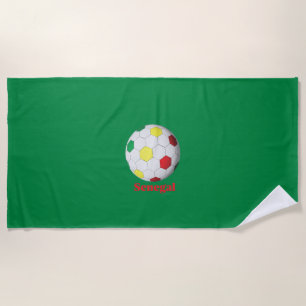 セネガル サッカー ビーチタオル