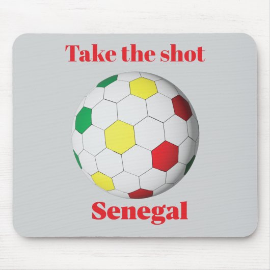セネガル サッカー マウスパッド (正面)