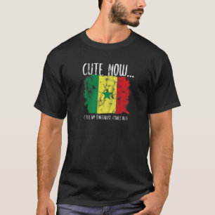 セネガル・セネガル西アフリカ誇りを持ったキュート今Unti Tシャツ