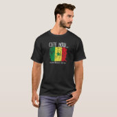 セネガル・セネガル西アフリカ誇りを持ったキュート今Unti Tシャツ (正面フル)