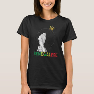 セネガル・セネガル西アフリカ誇りを持ったプリンセスクエ Tシャツ