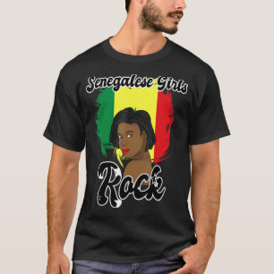 セネガル・セネガル西アフリカ誇りを持ったプリンセスクエ Tシャツ
