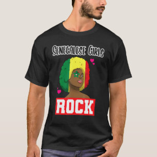 セネガル・セネガル西アフリカ誇りを持ったプリンセスクエ Tシャツ
