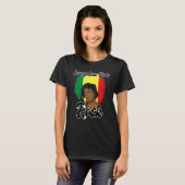 セネガル・セネガル西アフリカ誇りを持ったプリンセスクエ Tシャツ (正面フル)