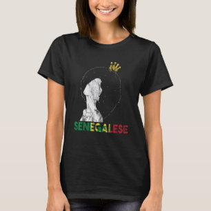 セネガル・セネガル西アフリカ誇りを持ったプリンセスクエ Tシャツ