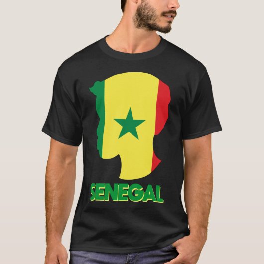 セネガル・セネガル西ア誇りを持ったフプリンス・ボーイ・ソ Tシャツ (正面)