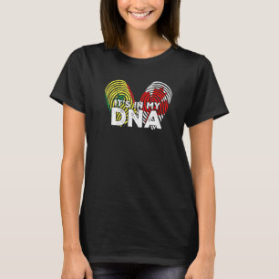 セネガル・セネガル・カナダ国旗の手混合 Tシャツ