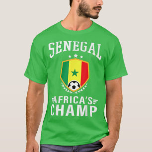 セネガル・セネガル・ジャージー・サッカー2022チーム・プレミアム Tシャツ