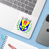 セネガル、ダカール市の紋章 シール (ノートパソコンとiPhone)