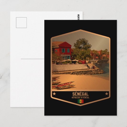 セネガル ポストカード (正面/裏面)