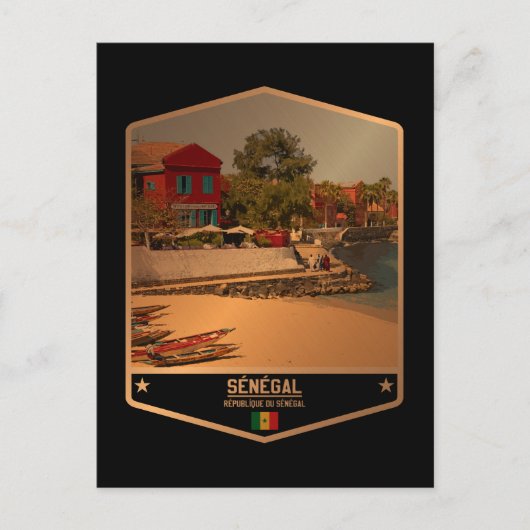 セネガル ポストカード (正面)