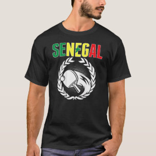 セネガル 卓球 セネガル卓球を応援しよう Tシャツ