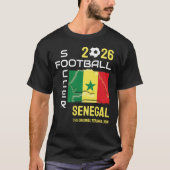 セネガル 2026 サッカー ファン Tシャツ (正面)