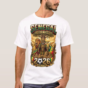 セネガル 2026 ファンTシャツ Tシャツ