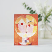 セネシオ抽象芸術ポートレートポールクレー ポストカード (スタンド正面)