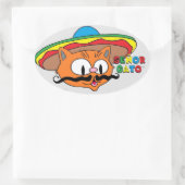 セノアト楕円ステッカー 楕円形シール (バッグ)