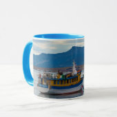 セノウルティマエスペランザ湾のツアーボート マグカップ (正面左)