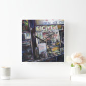 セノシルカピア スクエア壁時計 (ホーム)