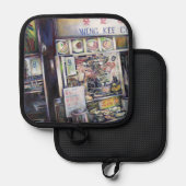 セノシルカポビア 鍋敷き (正面/裏面)