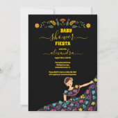 セノリタフィエスタベビーシャワーメキシコフローラ 招待状 (正面)