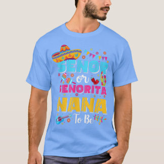 セノールまたはセノリタナナはジェンダーになるCinco Dを明らかにする Tシャツ
